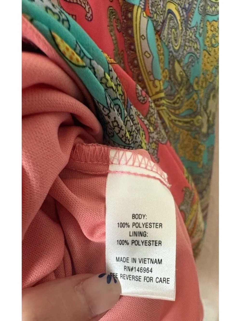 Robbie Bee Dress Size 12 Multi-Color Paisley Print #boho #chic #mermaidcore